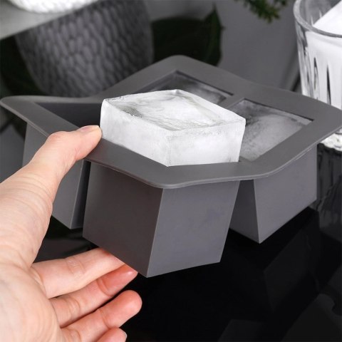 Forma do kostek lodu silikonowa XXL 15,5x15,5x6 cm Forma do kostek lodu silikonowa XXL 15,5x15,5x6 cm