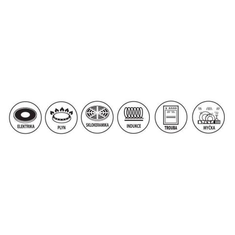 Garnki granitowe rondel GRANDE COMBI odpinane Garnki granitowe rondel GRANDE COMBI odpinane