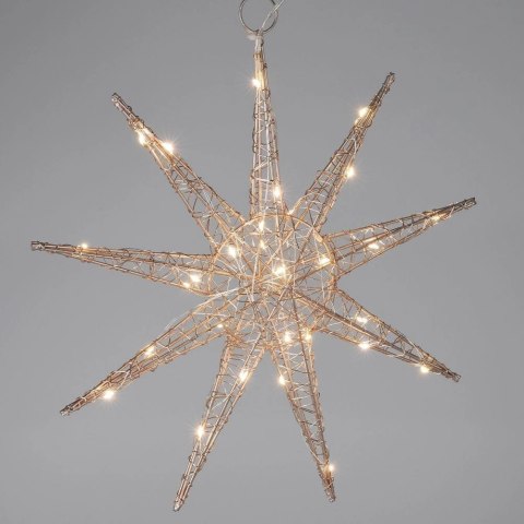 Gwiazda świecąca złota 30 LED 30 cm Gwiazda świecąca złota 30 LED 30 cm