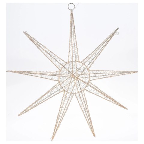 Gwiazda świecąca złota 50 LED wisząca 50 cm Gwiazda świecąca złota 50 LED wisząca 50 cm