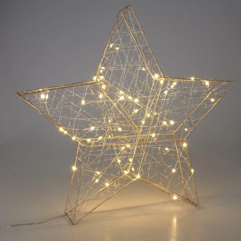 Gwiazda świecąca złota 60 LED 50 cm Gwiazda świecąca złota 60 LED 50 cm