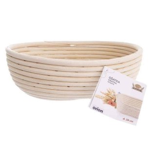 Koszyk rattanowy do wyrastania garowania chleba ciasta na chleb 1,5kg 28x22x9 cm