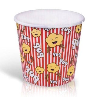 Kubek kubełek pojemnik na popcorn przekąski przystawki wiaderko box duży 3,4 l