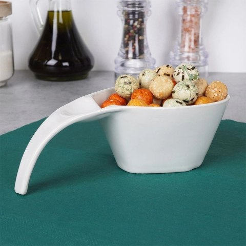 Miseczka na przekąski porcelanowa biała 190 ml Miseczka na przekąski porcelanowa biała 190 ml