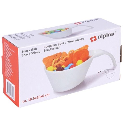 Miseczka na przekąski porcelanowa biała 190 ml Miseczka na przekąski porcelanowa biała 190 ml