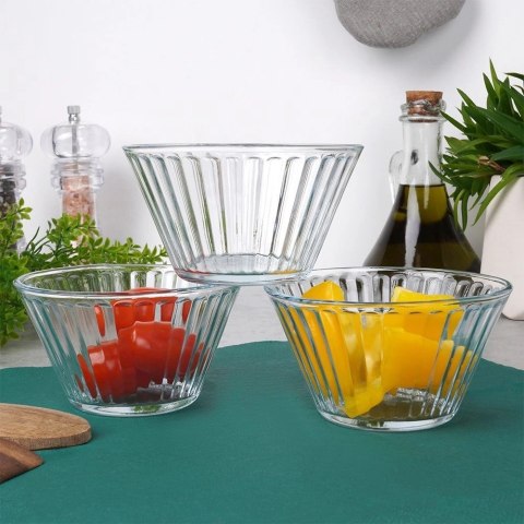 Miseczki szklane 11,5cm, 270 ml 3 szt. Miseczki szklane 11,5cm, 270 ml 3 szt.