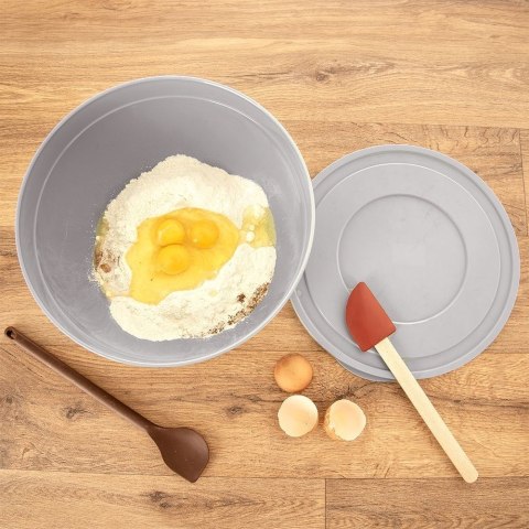 Miska misa do wyrabiania wyrastania ciasta z pokrywą szczelna 4 l