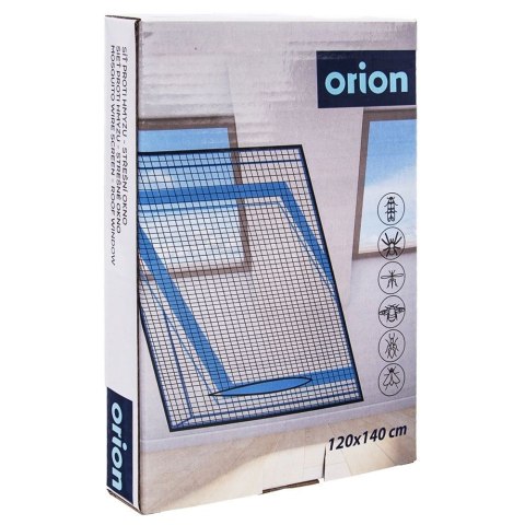 Moskitiera siatka na okno dachowe owady komary 120x140 cm czarna