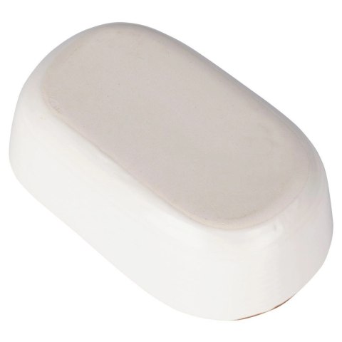 Naczynie żaroodporne ceramiczne białe 10,5x6,5x3 cm, 75 ml