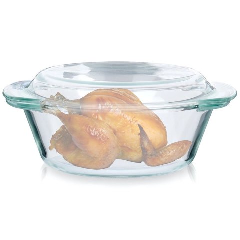 Naczynie żaroodporne z pokrywką szklane 1 l+270 ml Naczynie żaroodporne z pokrywką szklane 1 l+270 ml