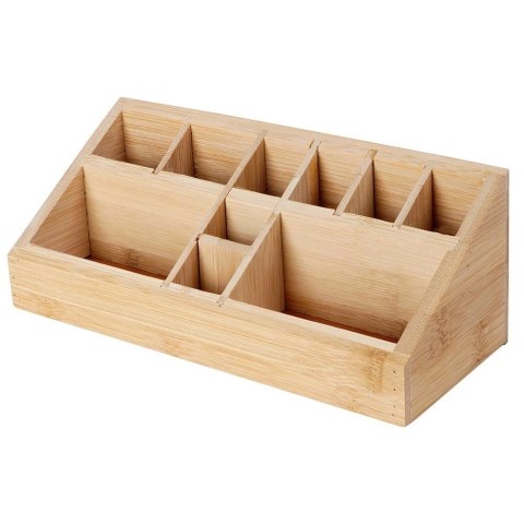 Organizer na kosmetyki do makijażu bambusowy 23x9x8,5 cm Organizer na kosmetyki do makijażu bambusowy 23x9x8,5 cm