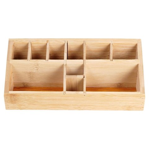 Organizer na kosmetyki do makijażu bambusowy 23x9x8,5 cm Organizer na kosmetyki do makijażu bambusowy 23x9x8,5 cm