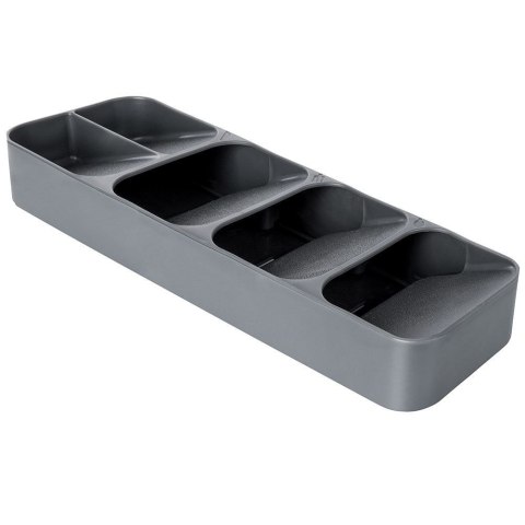 Organizer wkład do szuflady na sztućce szary 39x11,5x5,5 cm