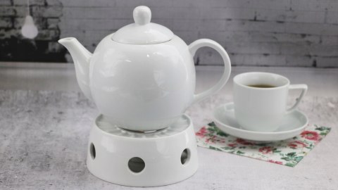 PORCELANOWY DZBANEK DO KAWY HERBATY ZIÓŁ UCHWYT PORCELANOWY DZBANEK DO KAWY HERBATY ZIÓŁ UCHWYT