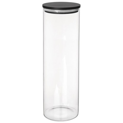Pojemnik na produkty sypkie szklany z pokrywką i uszczelką 1,5 l Pojemnik na produkty sypkie szklany z pokrywką i uszczelką 1,5 l