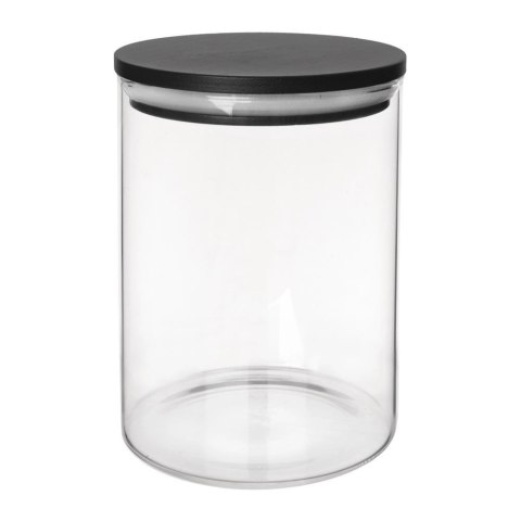 Pojemnik na produkty sypkie szklany z pokrywką i uszczelką 600 ml Pojemnik na produkty sypkie szklany z pokrywką i uszczelką 600 ml