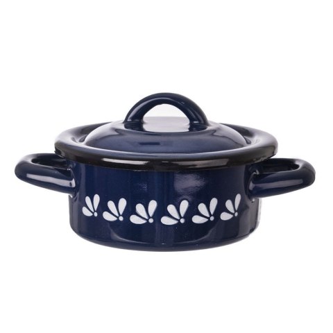 Pokrywka emaliowana pokrywa do garnka niebieska 12 cm