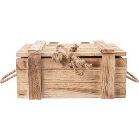 Skrzynka drewniana / pojemnik z pokrywką do przechowywania 30x21x12 cm Skrzynka drewniana / pojemnik z pokrywką do przechowywania 30x21x12 cm