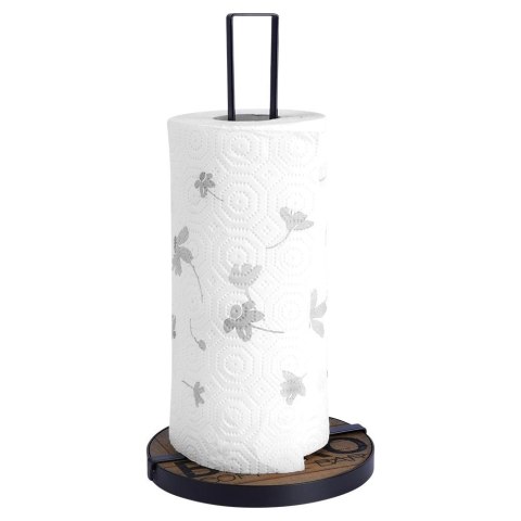 Stojak na ręcznik papierowy metalowy czarny BISTRO 32 cm Stojak na ręcznik papierowy metalowy czarny BISTRO 32 cm