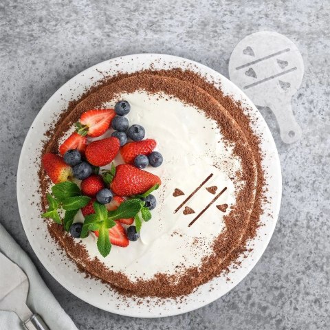 Szablony do kawy i deserów 6 el. Szablony do kawy i deserów 6 el.