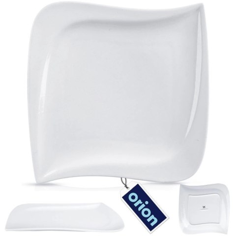 Talerz deserowy porcelanowy MONA 21,5x21,5 cm Talerz deserowy porcelanowy MONA 21,5x21,5 cm