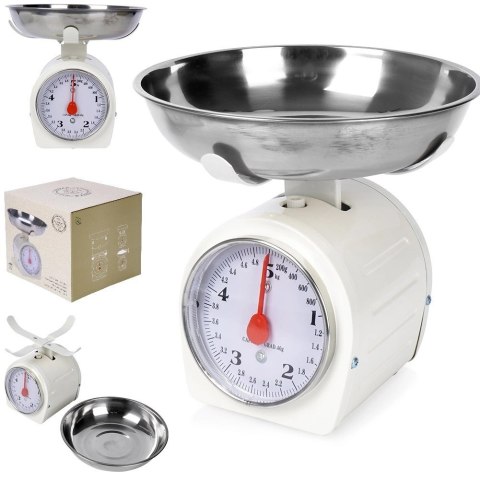Waga kuchenna mechaniczna z miską 5 kg Waga kuchenna mechaniczna z miską 5 kg