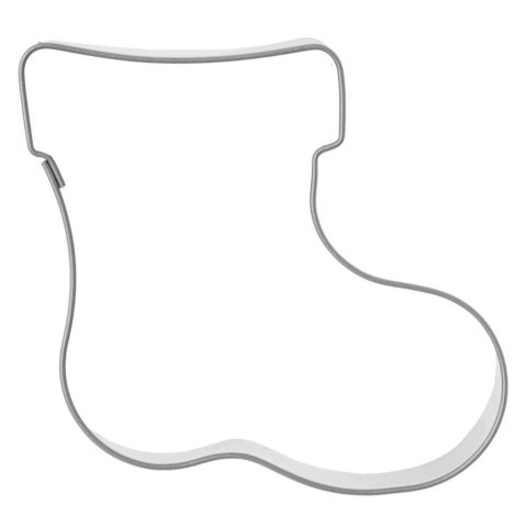 Wykrawacz do ciastek stalowy skarpeta 6 cm Wykrawacz do ciastek stalowy skarpeta 6 cm